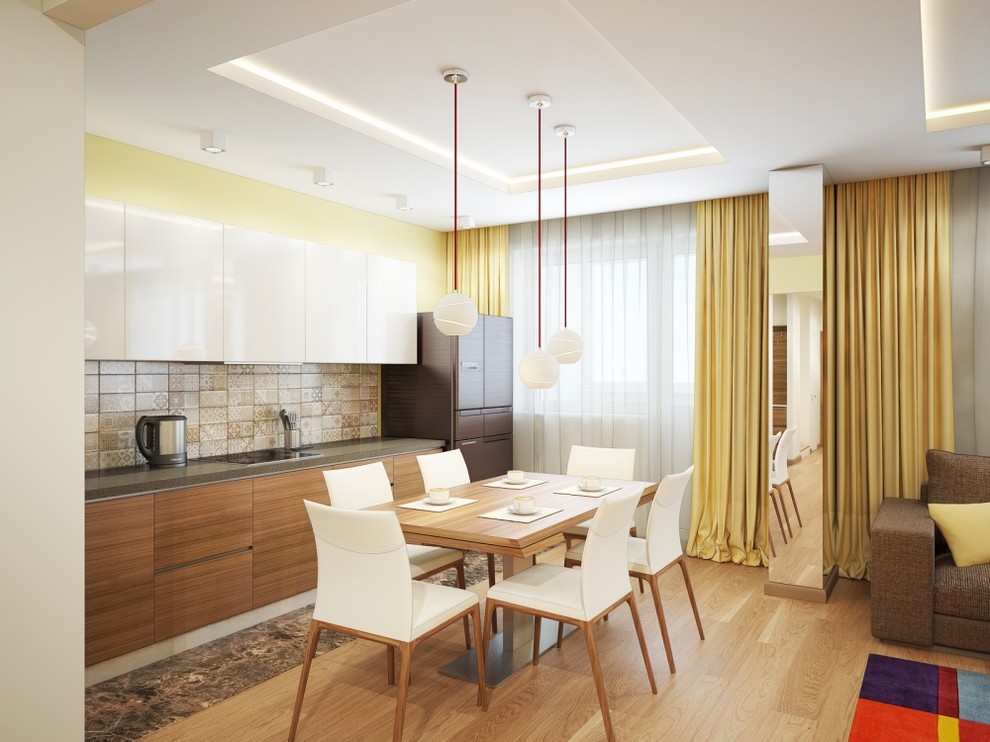 ДИЗАЙН-ПРОЕКТ ДВУХУРОВНЕВОЙ КВАРТИРЫ 203 М2