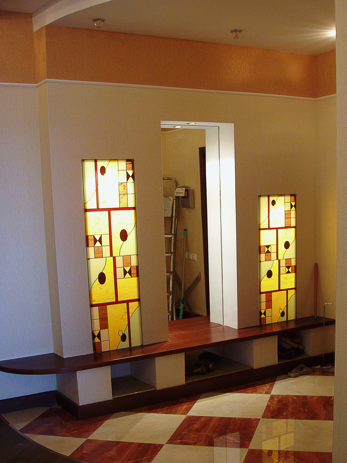 Ar-deco, marsala & terracota