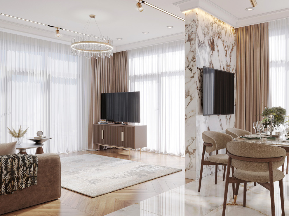 Кухня Барнхаус ЖК 115м2