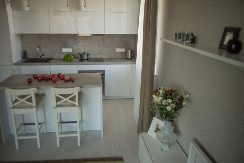 Дизайн интерьера квартиры в современном стиле: реальные фотографии из Вильнюса