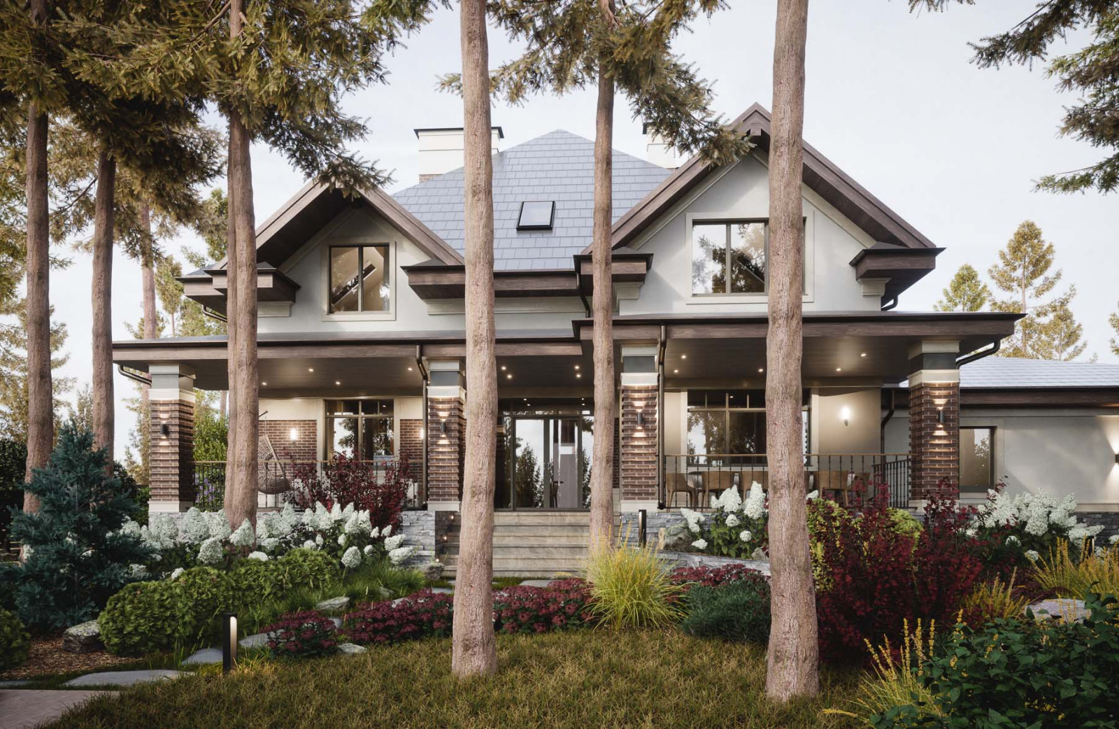 Задний фасад