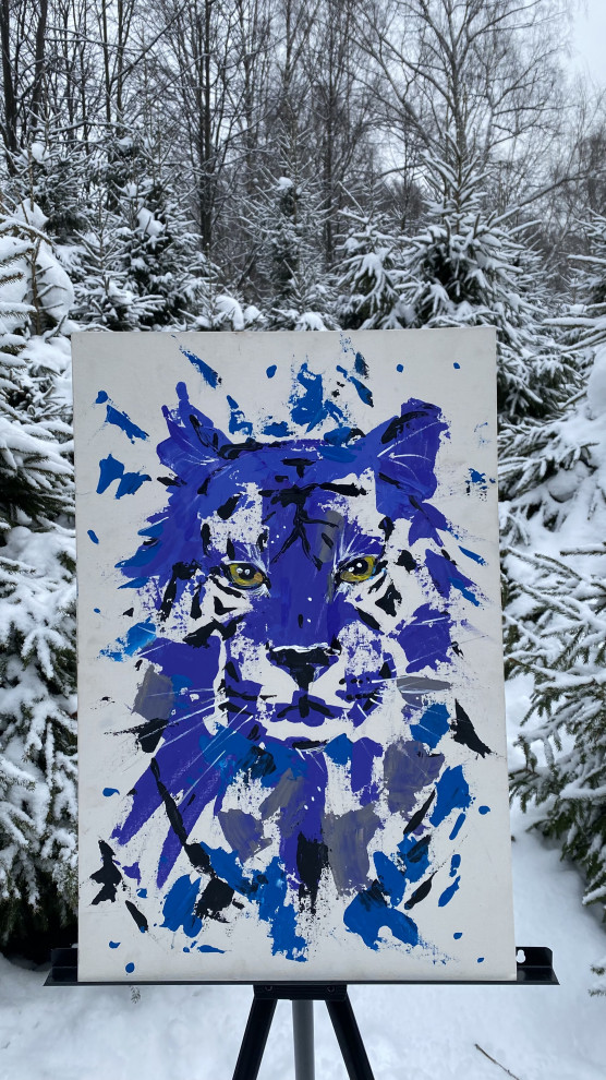 Обложка проекта: Картина Тигр. TIGER MIRAGE