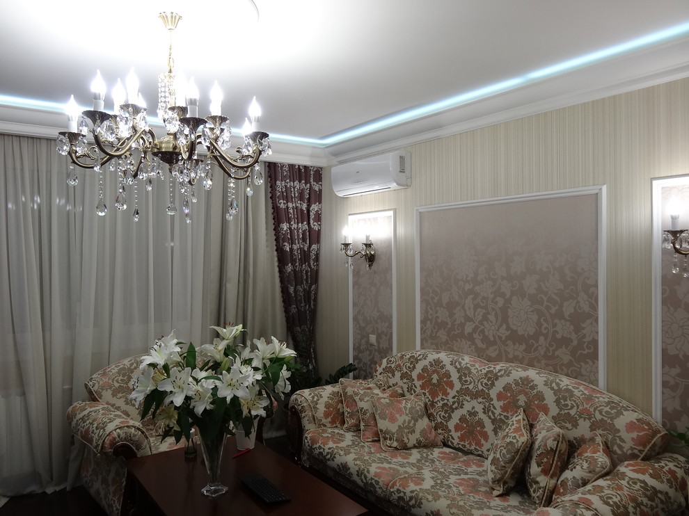 Квартира в классическом стиле. Гостиная.