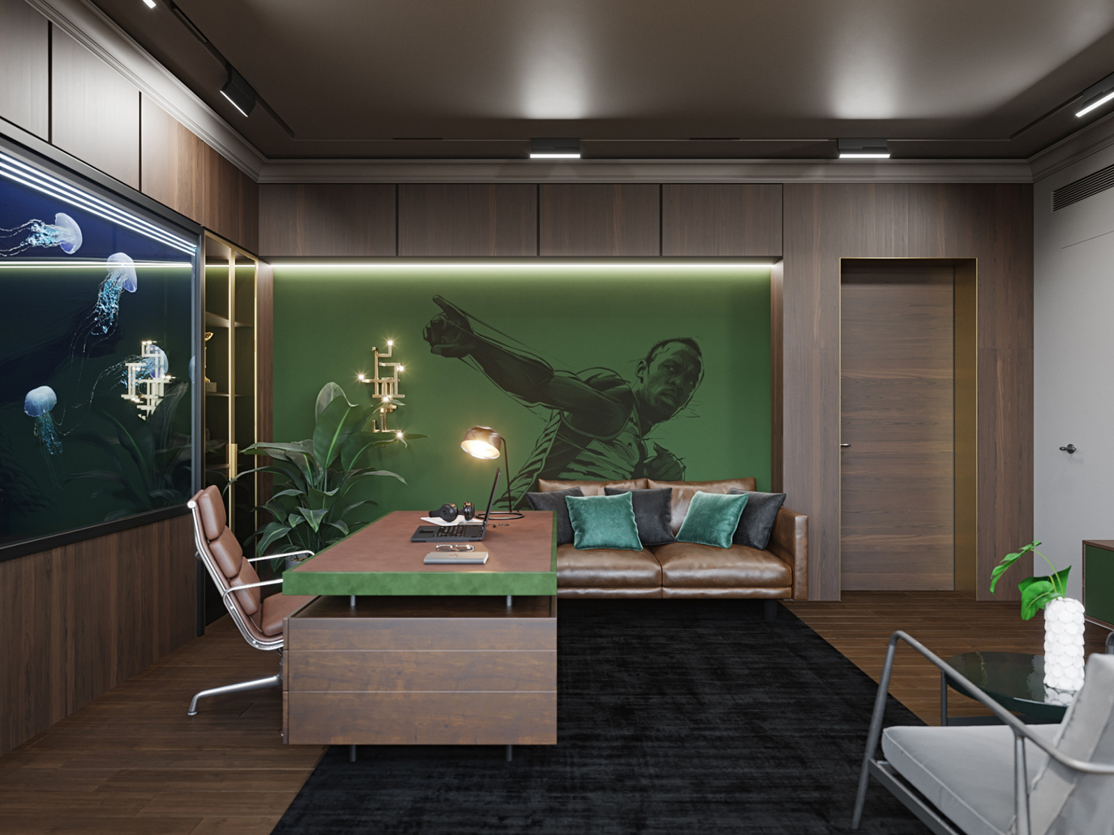 Кабинет. Таунхаус в ЖК "Парк Авеню"