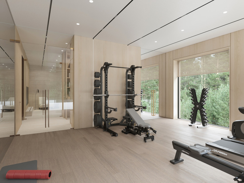 Интерьер СПА-2 в частной резиденции.