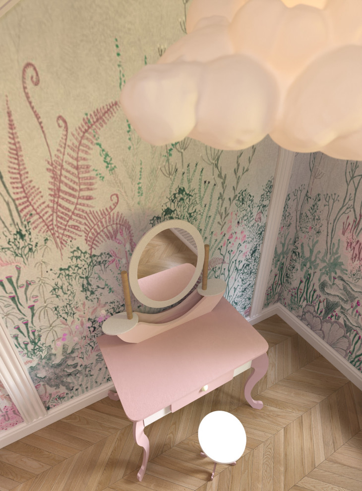 Обложка проекта: Детская-будуар для маленькой балерины