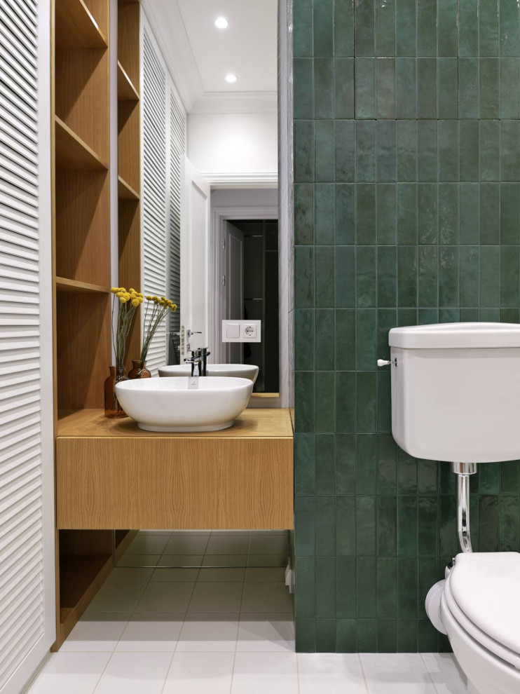 Дизайн и ремонт квартиры в Пречистенском переулке — Зелёный лейтмотив