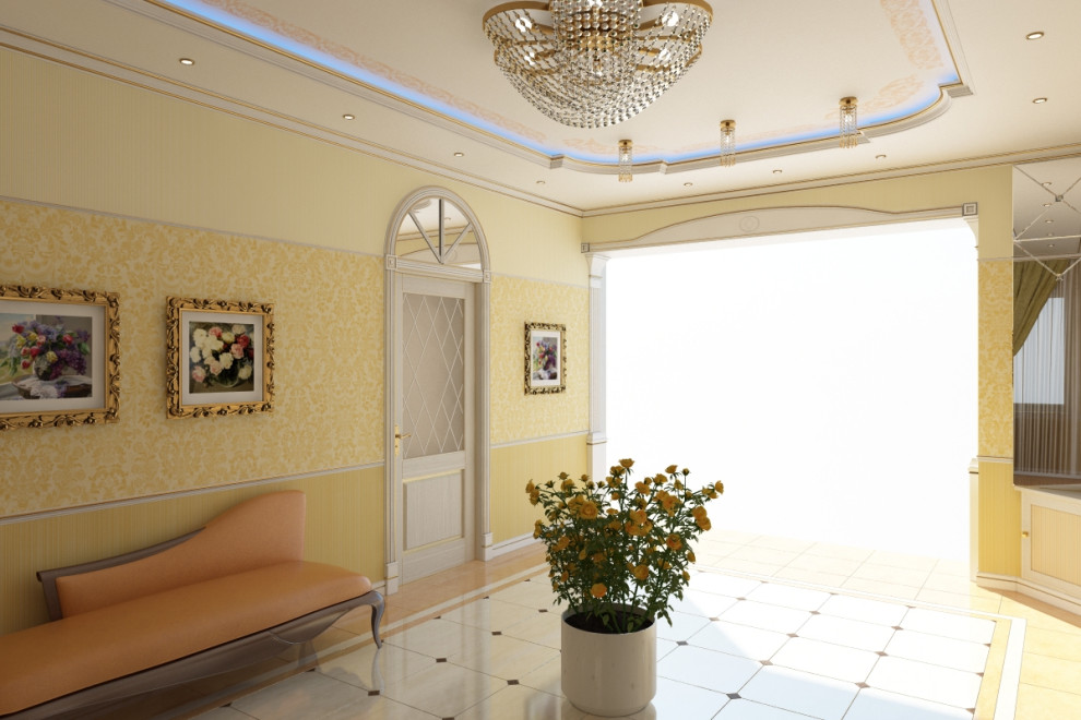 интерьер коттеджа