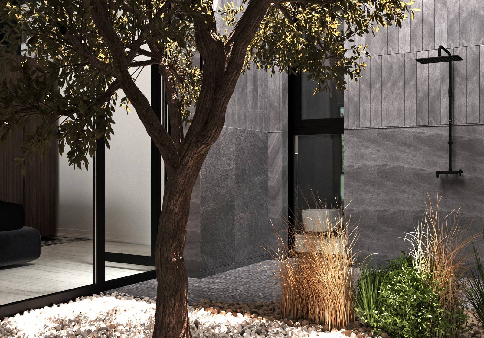 Обложка проекта: Апартаменты с деревом в центре номера