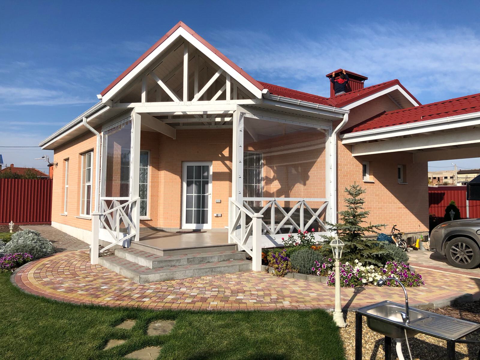 Обложка проекта: Уютный дом с двумя спальнями и террасой