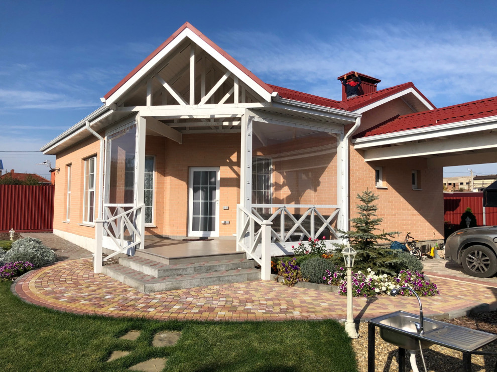 Обложка проекта: Уютный дом с двумя спальнями и террасой