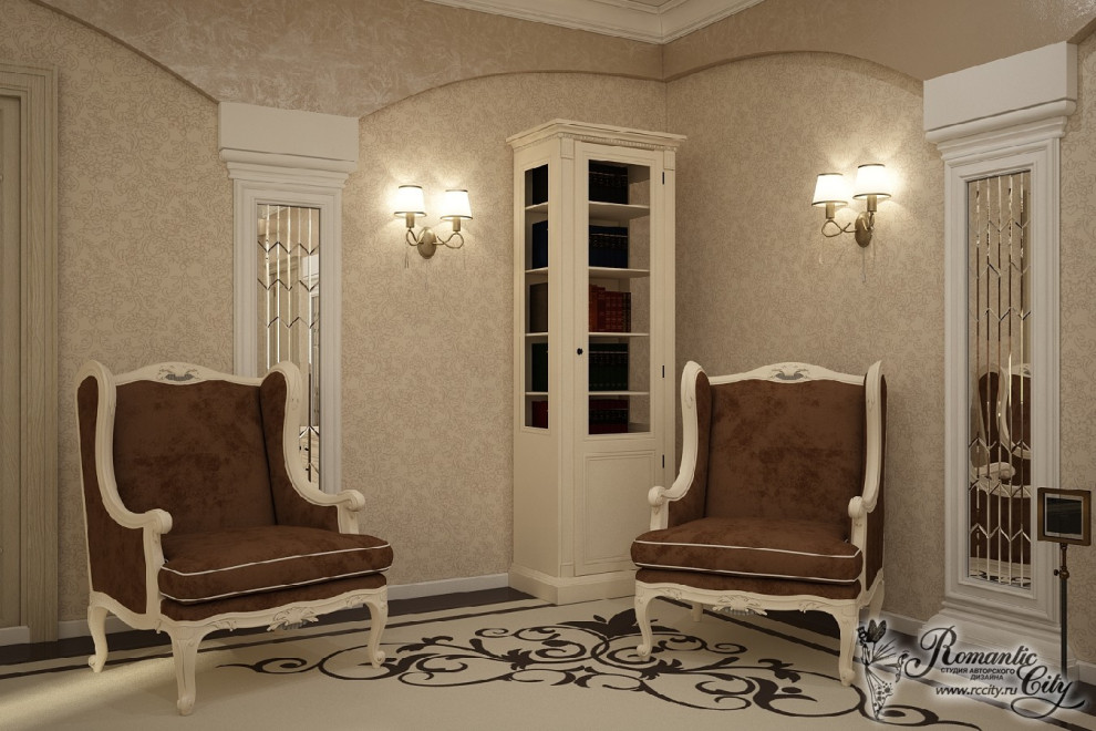 Дизайн интерьера дома 140 кв.м. в классическом стиле