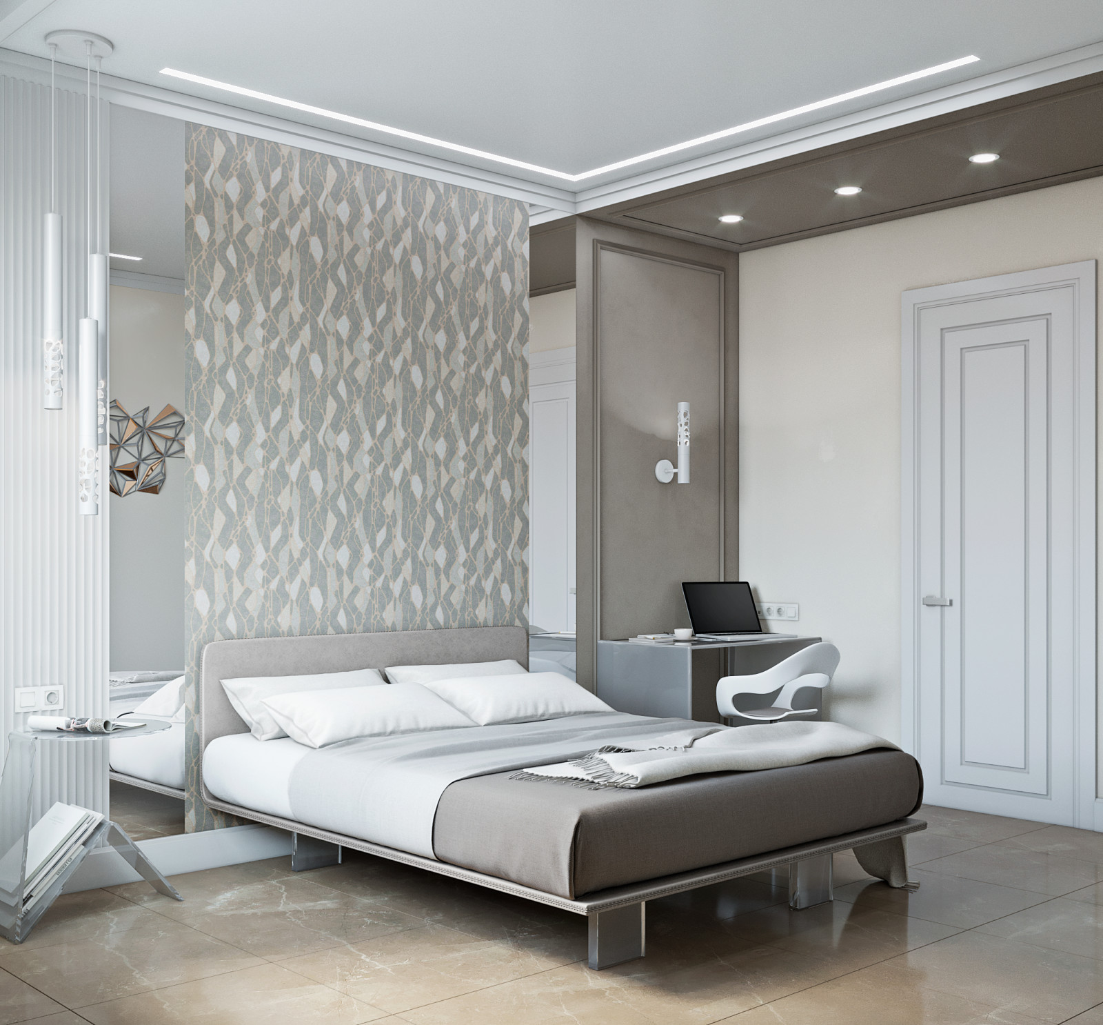 Обложка проекта: Спальня для молодого человека.