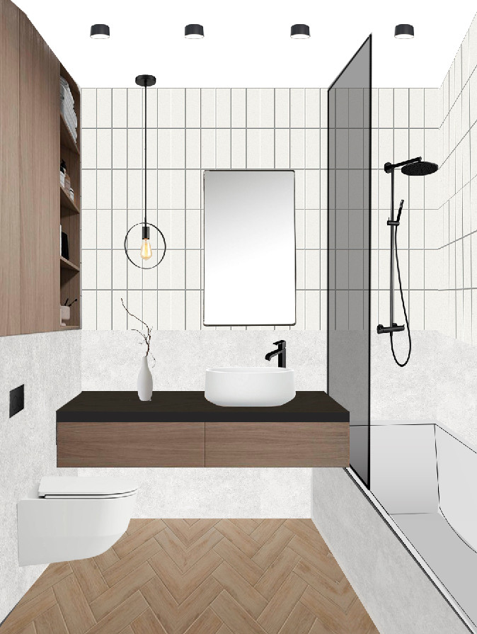 коллажи интерьеров из разных проектов