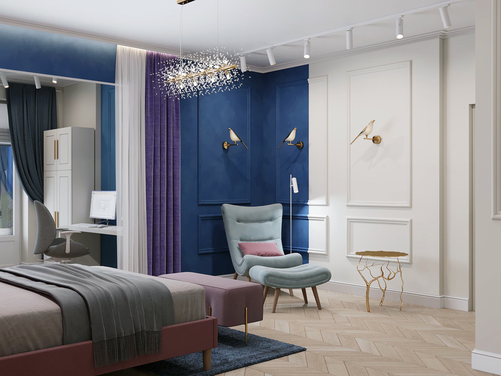 Дизайн интерьера квартиры ЖК "Первомайский"