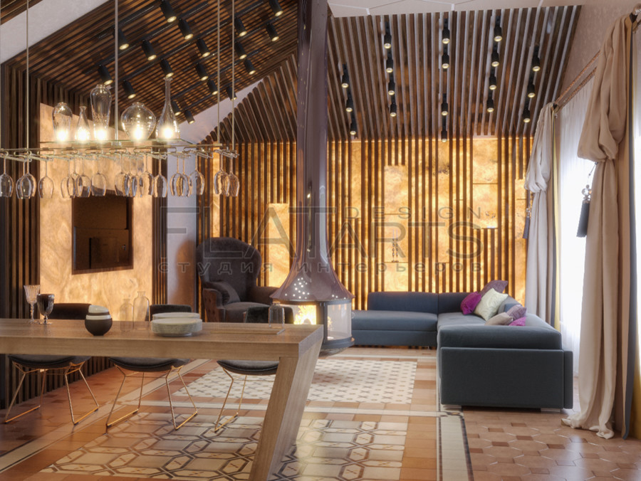 Дизайн банного комплекса 80 кв.м.