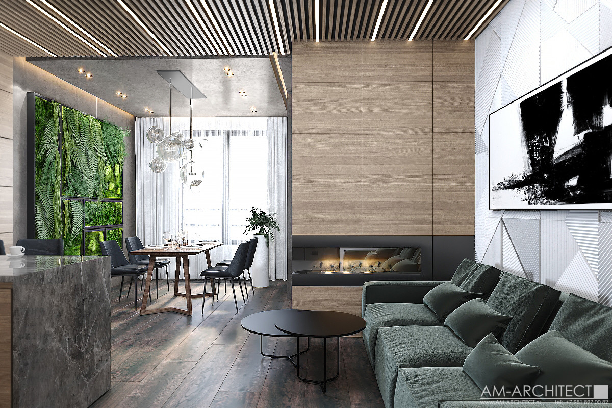 ИНТЕРЬЕР В СТИЛЕ ЭКО-МИНИМАЛИЗМ, ЖК "ПЕТРОВСКИЙ КВАРТАЛ НА ВОДЕ", ДИЗАЙН-ПРОЕКТ.