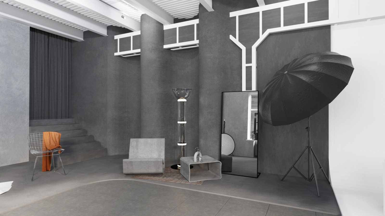 Дизайн проект фотостудии