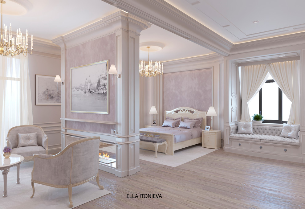 Интерьер спальни в частном доме