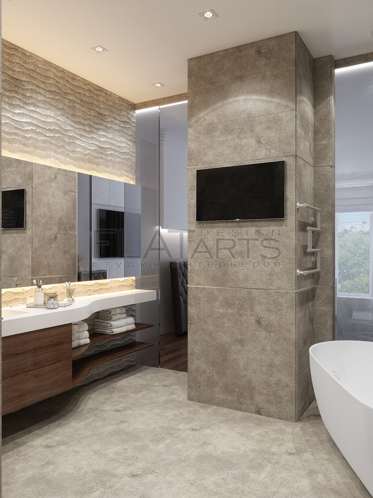 Дизайн 2-ной кв. 120кв.м. Современный стиль