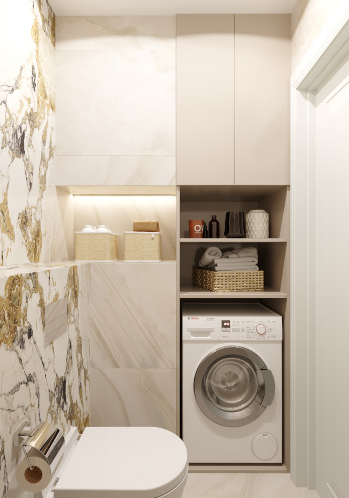 4-к квартира 105 м² в бардовых цветах