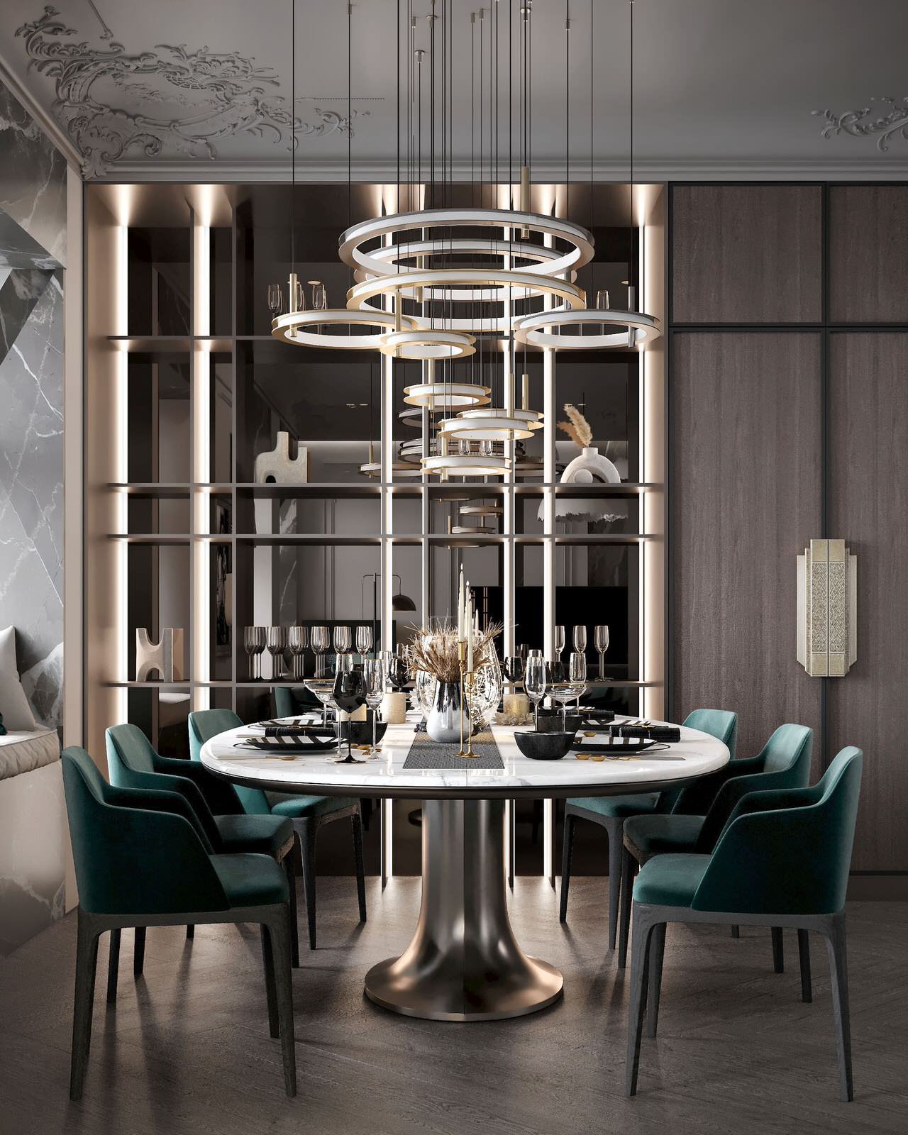 Дизайн трехкомнатной квартиры 170 м2