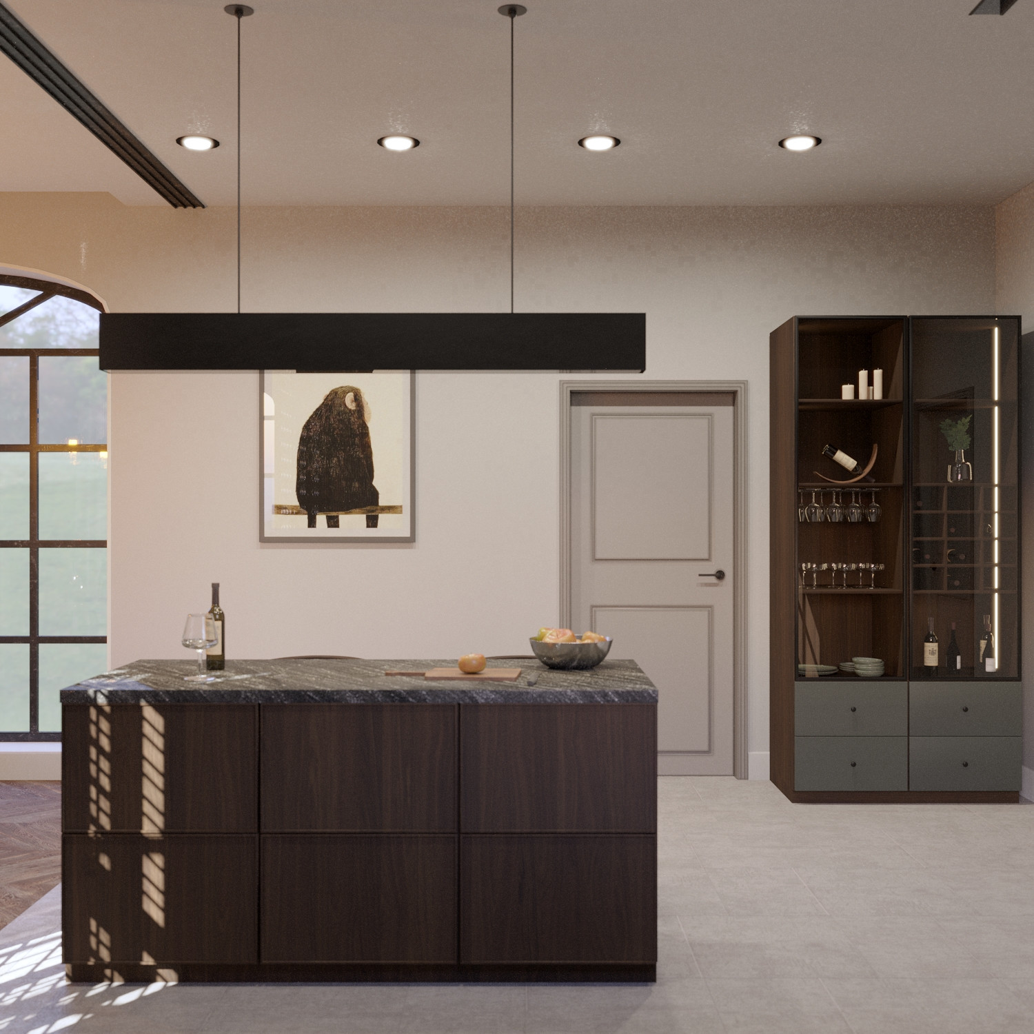 Проект кухни в современном стиле