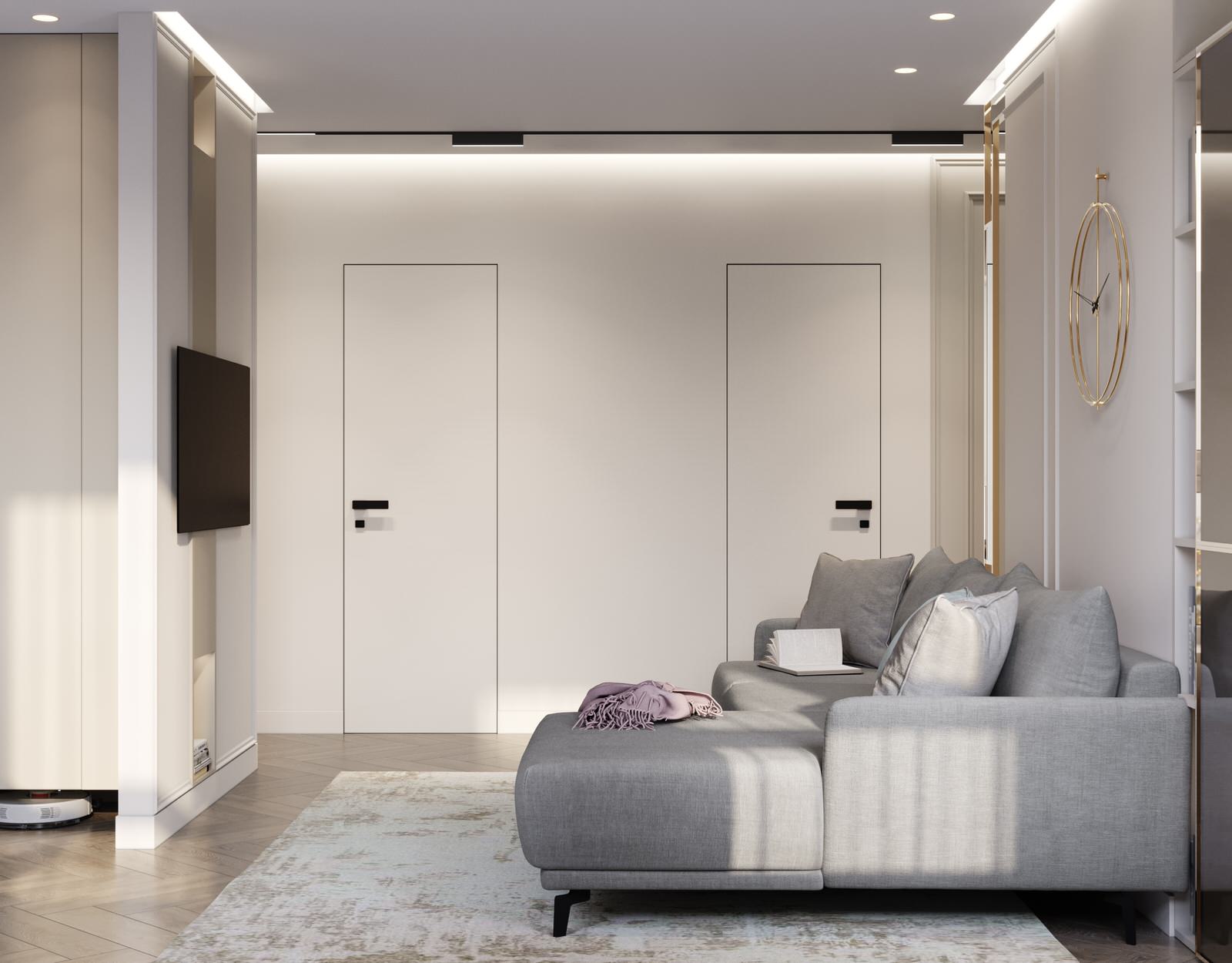 проект "Элегантные ассоциации на 63 м2"