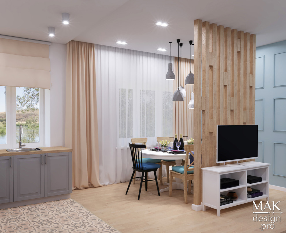 Интерьер двухуровневой квартиры 85 м2 в Купино