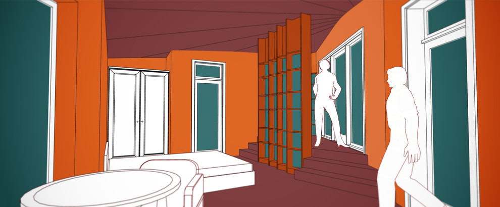 Концепция пристройки к частному дому, 2014 г.