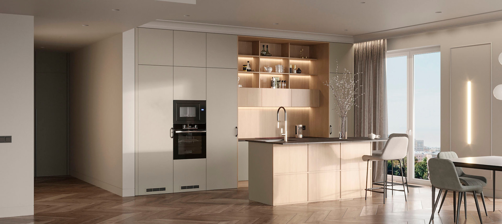 Обложка проекта: Кухонный гарнитур Леонардо 3