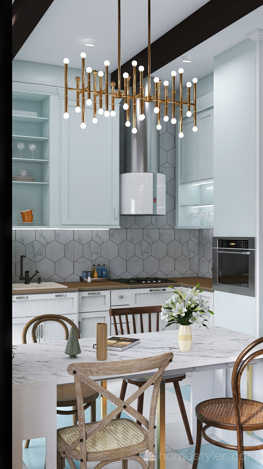 Проект двухкомнатной квартиры для семьи с детьми