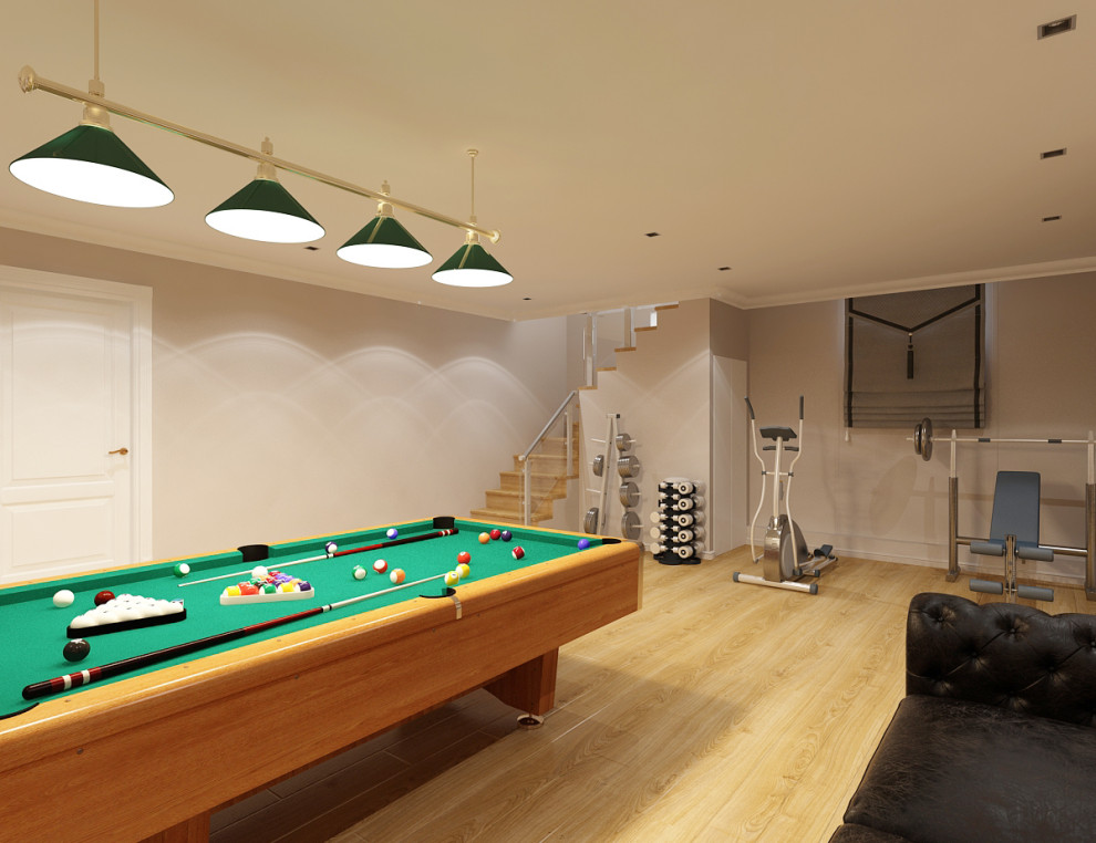 Дизайн-проект цокольного этажа коттеджа г.Омск