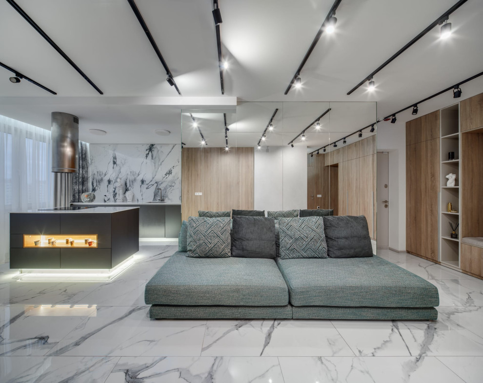 Дизайнерский ремонт двухкомнатной квартиры в светлых тонах