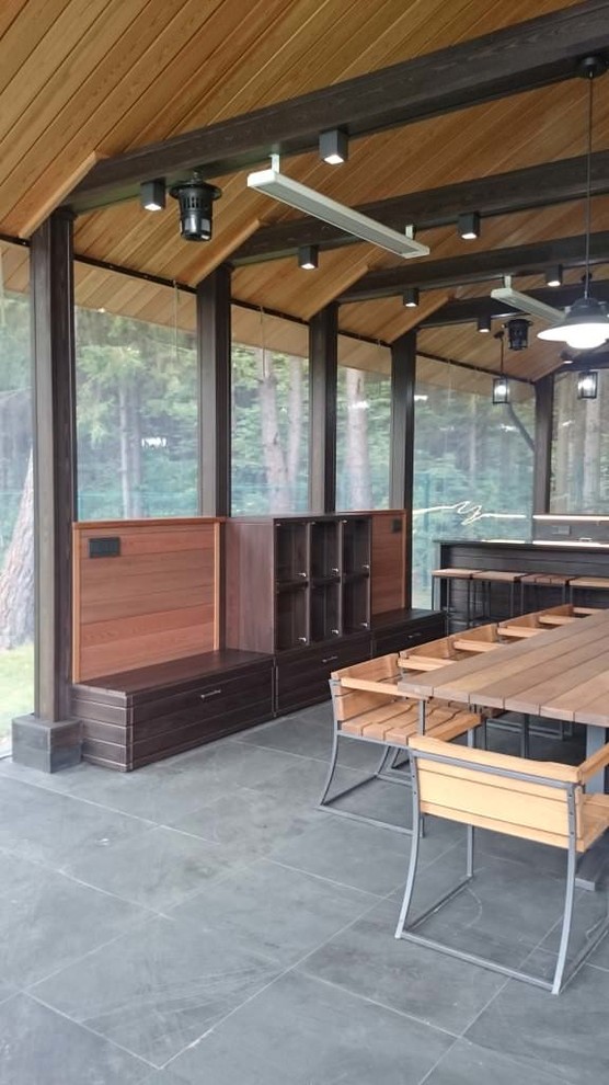 Открытая беседка в Заокских просторах