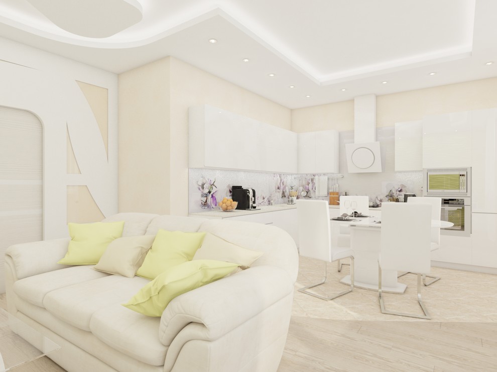 Кухня-столовая-гостиная