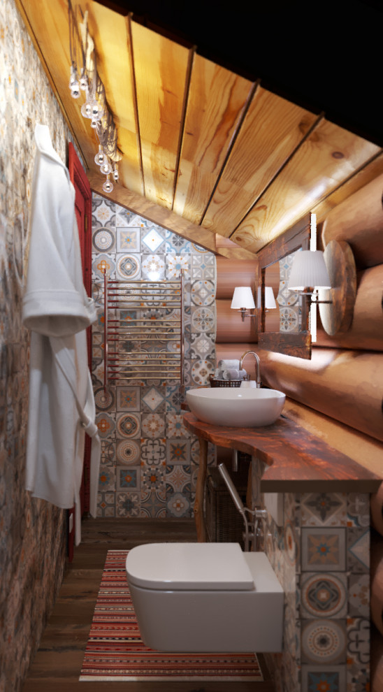 Гостевой деревянный домик, 2 этажа,