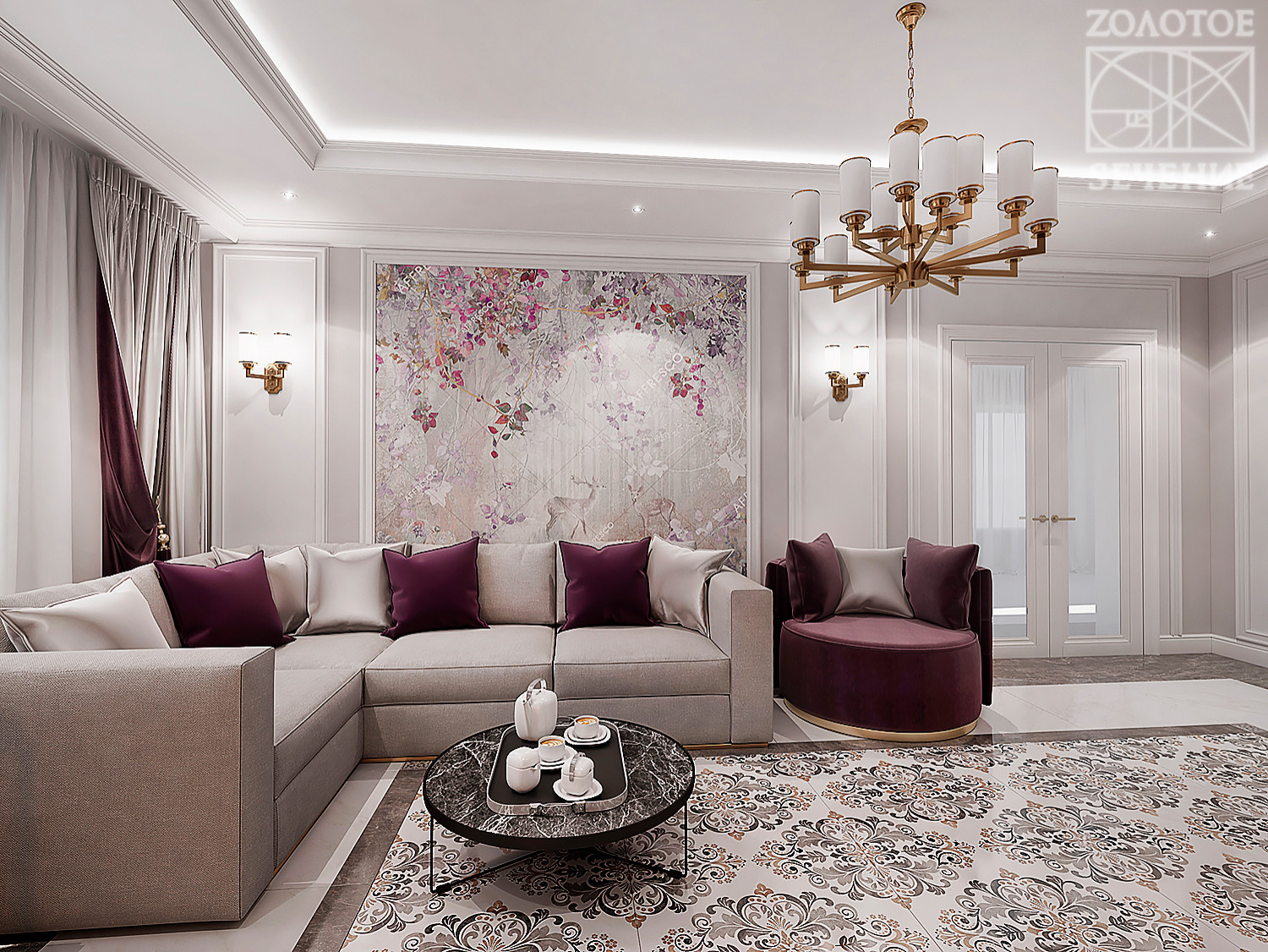 Изысканная нежность загородного дома