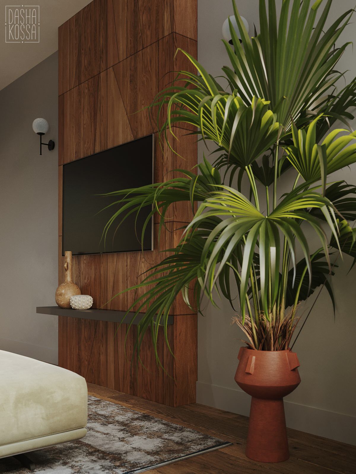 Двухуровневая квартира для загородной жизни в комфортных условиях