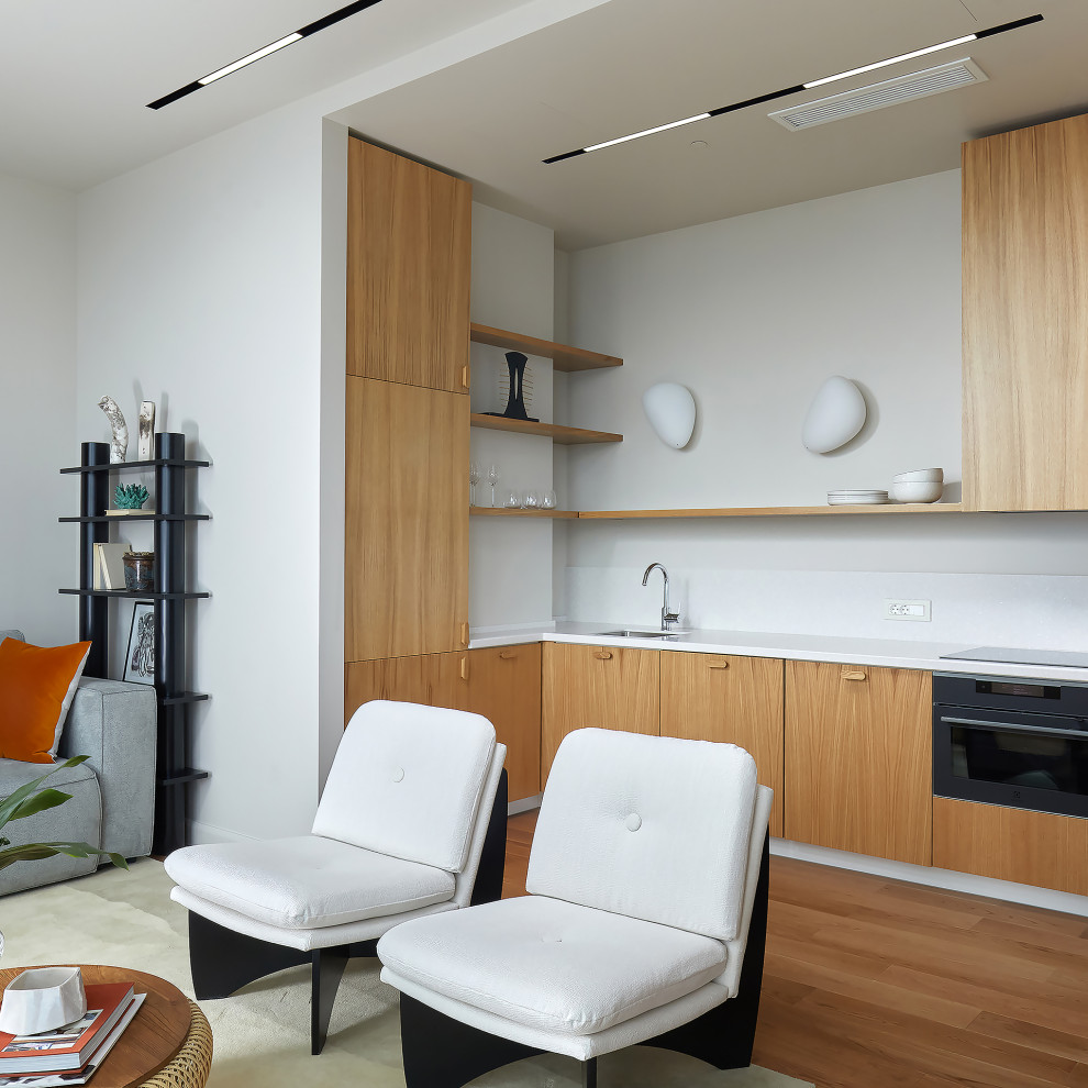 Квартира в Москва-Сити 2 (бежевое дерево)