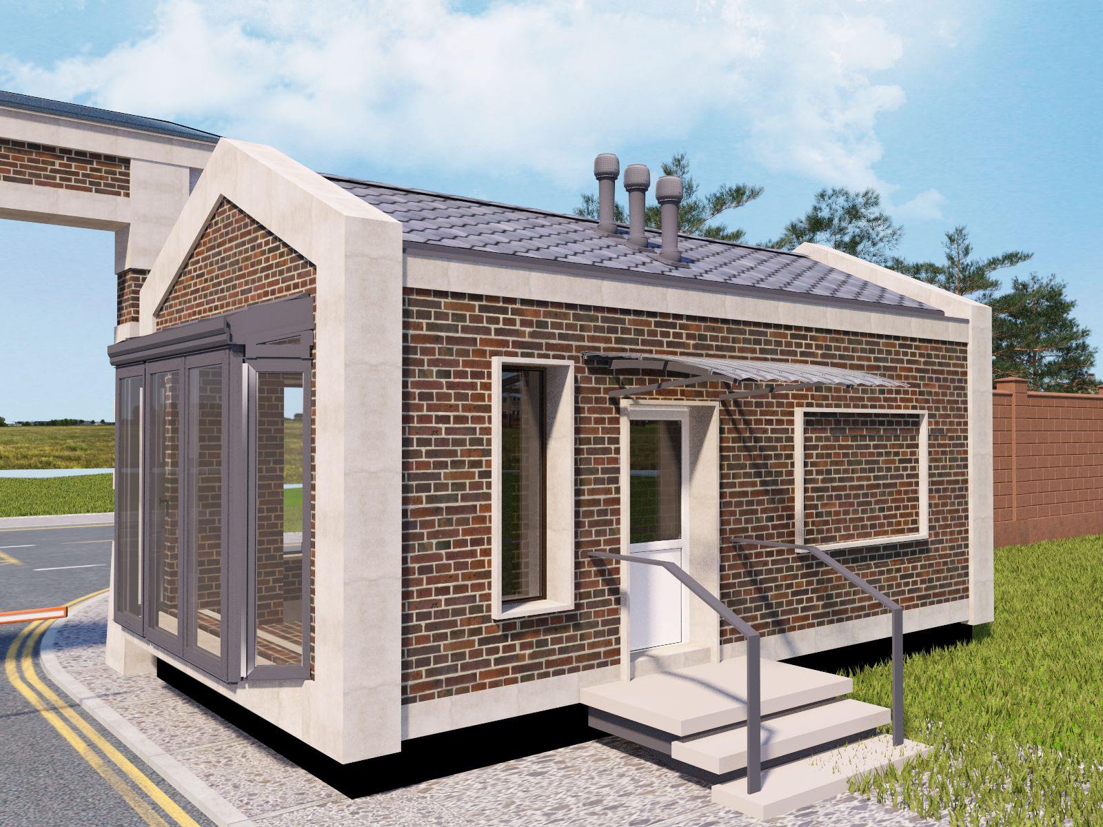 Въездная группа КП "Мартемьяново-3".