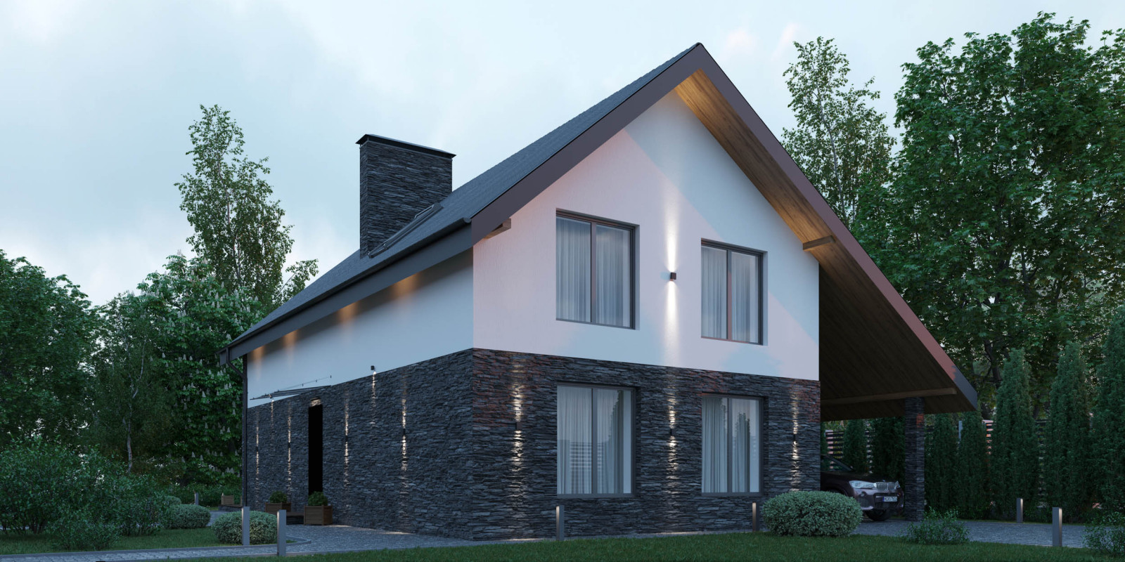 пос. Лунино. Загородный дом