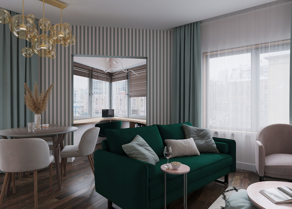 Обложка проекта: Гостиная/кухня