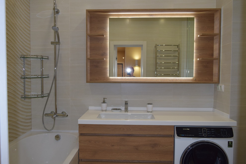 Ванные, душевые комнаты. Работы Компании Бабич.