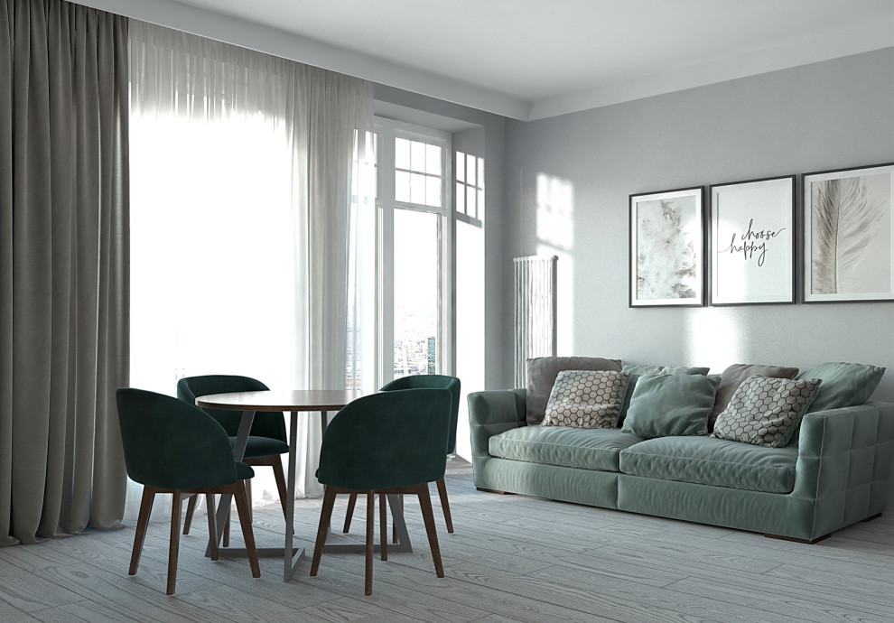 Гостиная. Два варианта цветового решения.