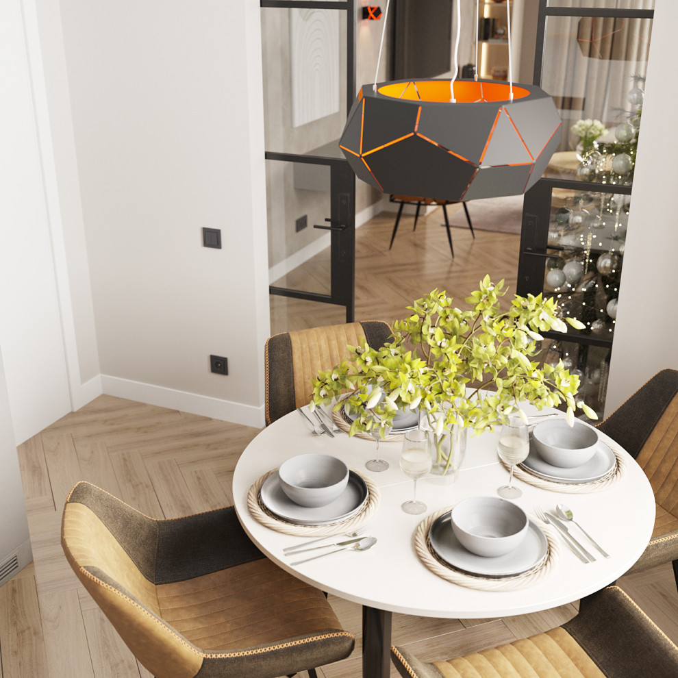 Дизайн-проект квартиры, площадью 56м2 в г. Москва