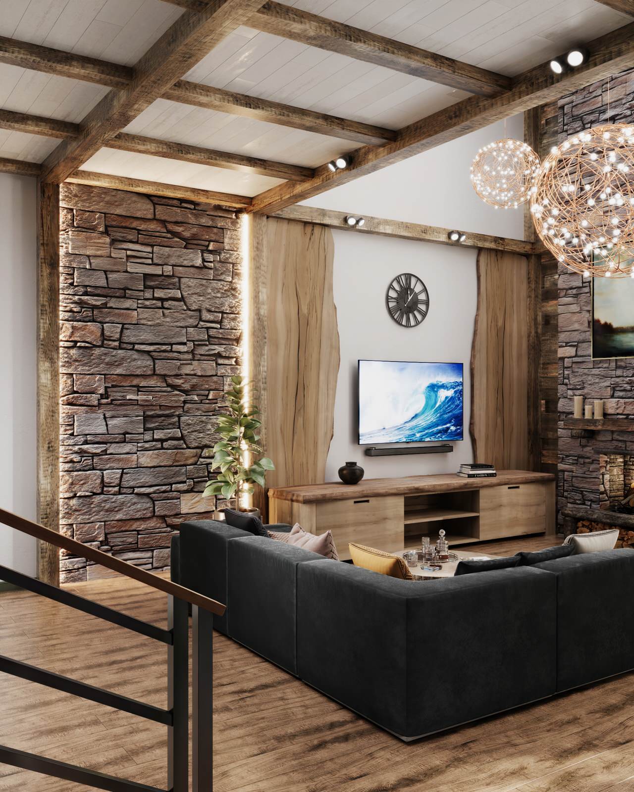 Обложка проекта: Интерьер дома в КП "Лагри Парк"