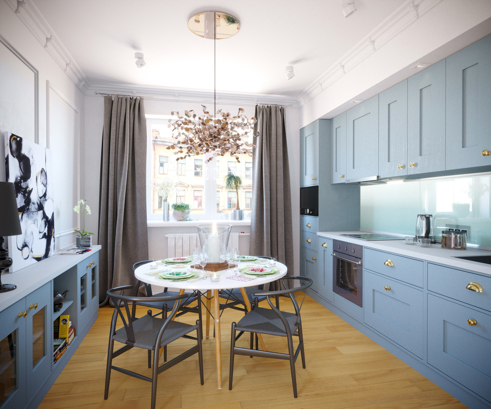 Трехкомнатная квартира 82м2