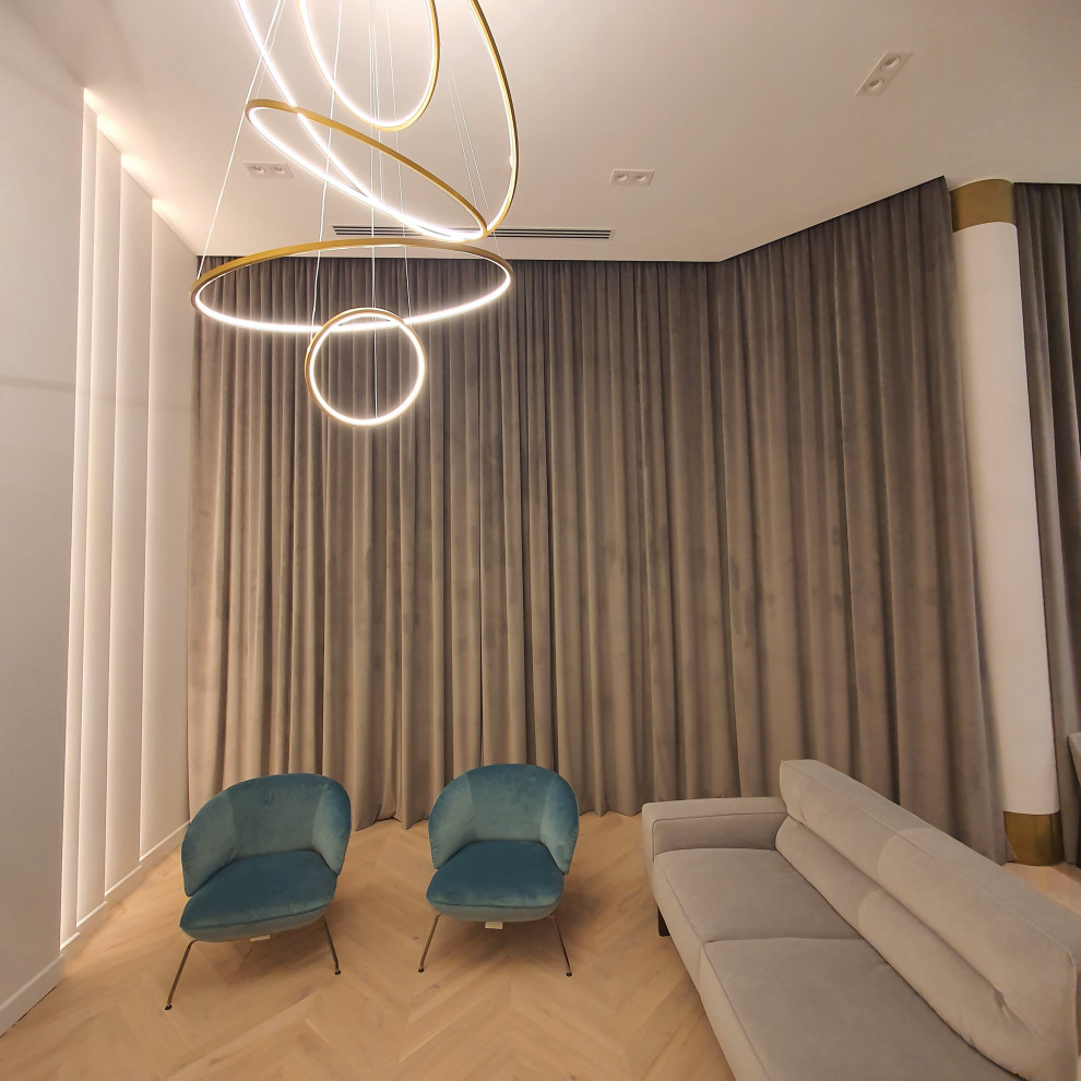 Электрокарнизы в ЖК Леонтьевский мыс