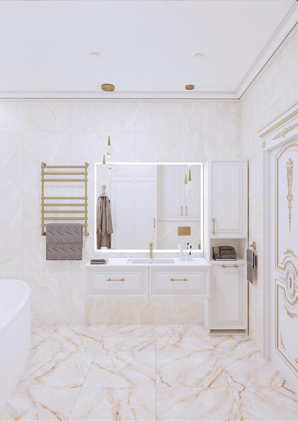 Неоклассика в ЖК Шоколад